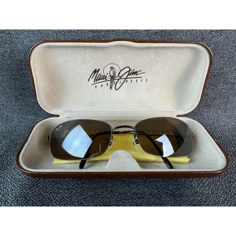 Maui Jim Sunglasses Titanium "Paradise" Polarized Japan w/Case MJ-506-23